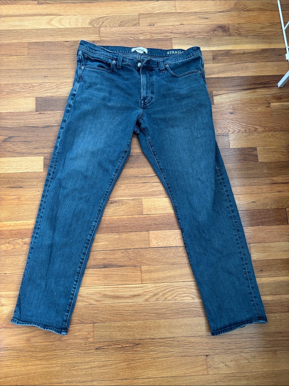 Madewell Men's Dark Blue Straight Jeans